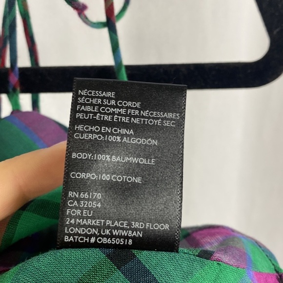 BDG Cutie Cropped Green Plaid Cami
Tank Top Tie Straps - Size Medium - Picture 13 of 13